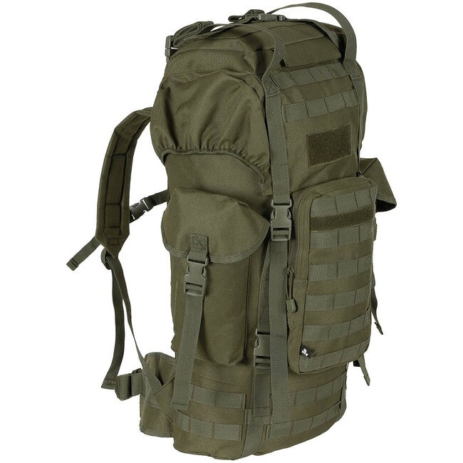 MFH MOLLE Backpack 65L, Aluminum Frame, OD Green