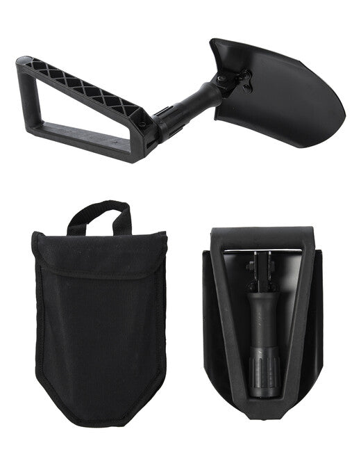 Mil-Tec Folding Spade US II Generation, Black