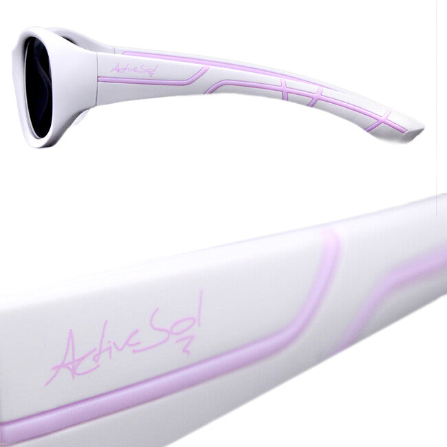ActiveSol Kids @school sports Kinder- Polarisations- Sonnenbrille ice/pink