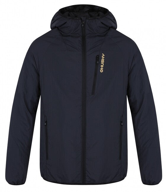 HUSKY Nitri herren gefütterte ultraleichte jacke, schwarz