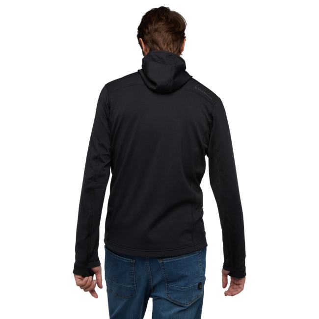 Black Diamond Coefficient herren Sweatshirt mit Reißverschluss, schwarz