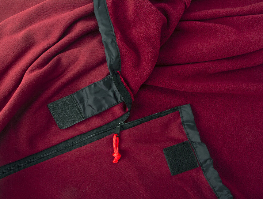 Origin Outdoors Microfleece Mumienform Schlafsack Einlage bordeaux