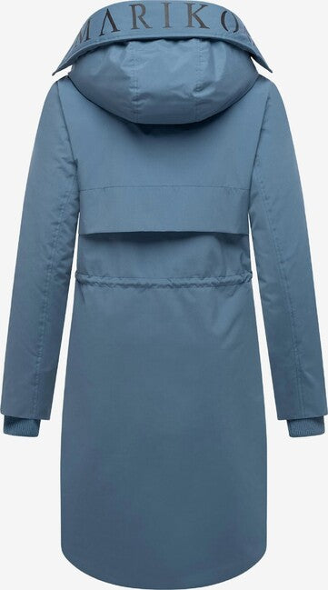 Marikoo Anoukaa damen Winterjacke mit Kapuze, dusty blue