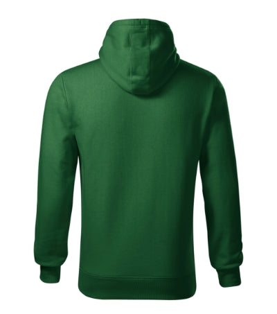 Malfini Cape herren-Kapuzenpullover, flaschengrün
