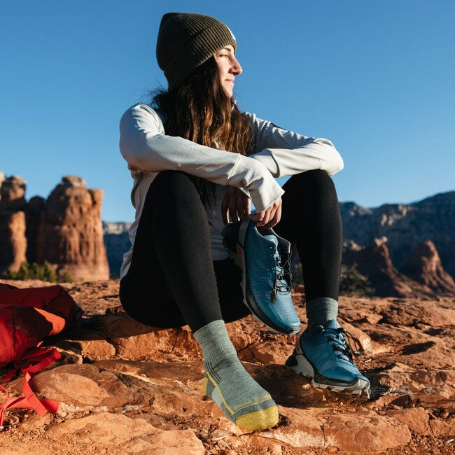 Darn Tough Hiker 1/4 Lightweight Cushioned Socks, Sage