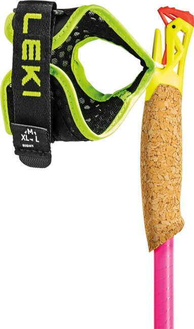 LEKI Ultratrail FX.One Superlite Trail Running Stöcke, neonpink - neongelb - carbon natur