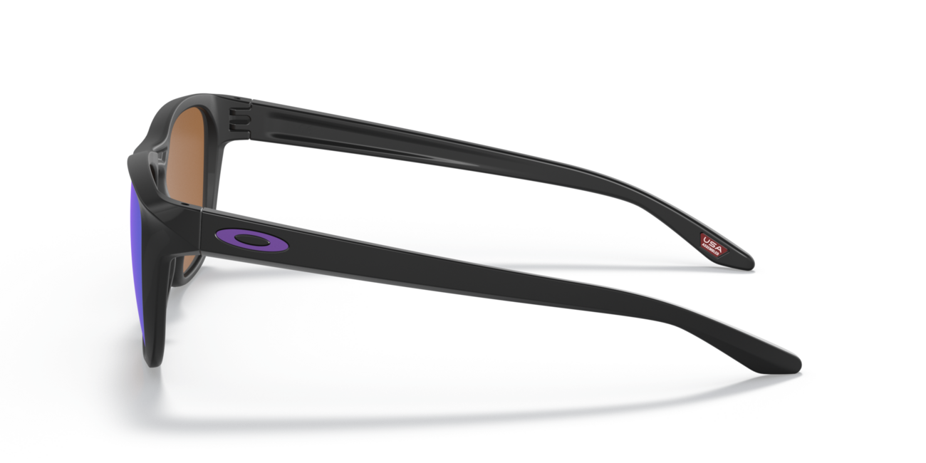 Oakley MANORBURN Sonnenbrille mit Rahmen Matte Black und mit Dias Prizm Violet 56