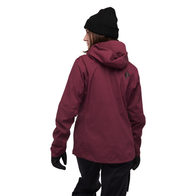 Black Diamond Recon LT Stretch Shell damen-Skijacke, Brombeere