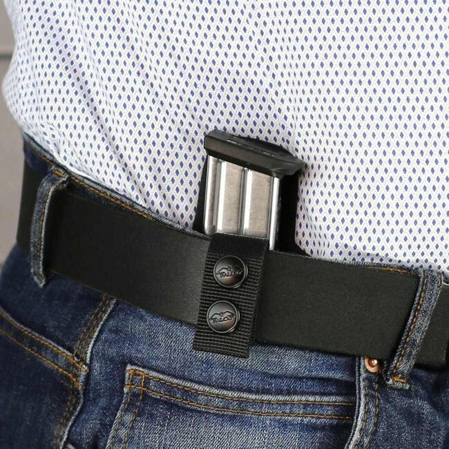 Falco F704 Nylon Magazine Holster for Glock 17, Black Right