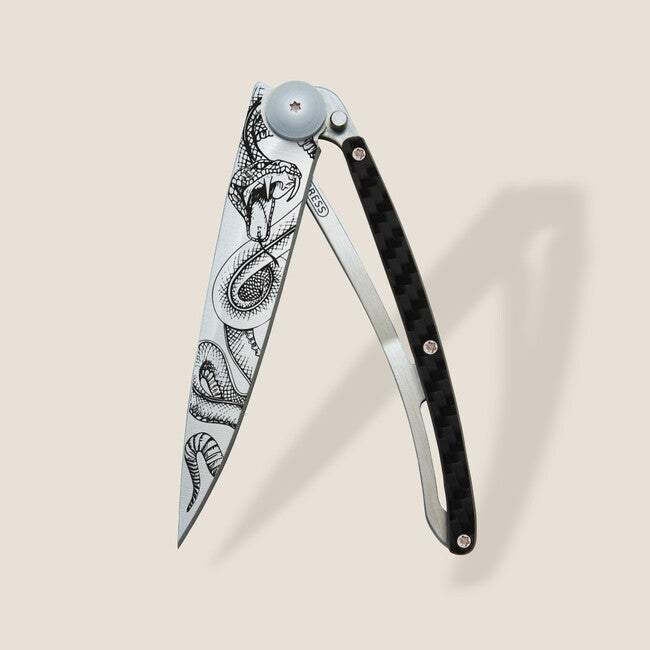 Deejo Tattoo fiber snake schließmesser