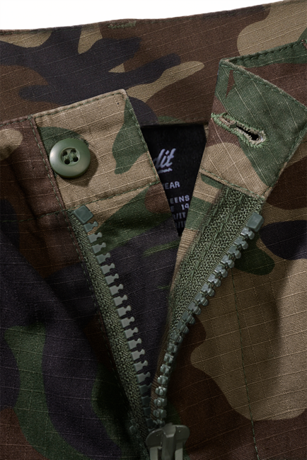 Brandit kinder BDU Ripstop Shorts, woodland