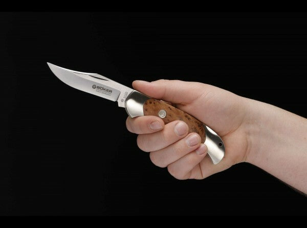 BÖKER Manufaktur Solingen Optima taschenmesser 9 cm, thuja holz
