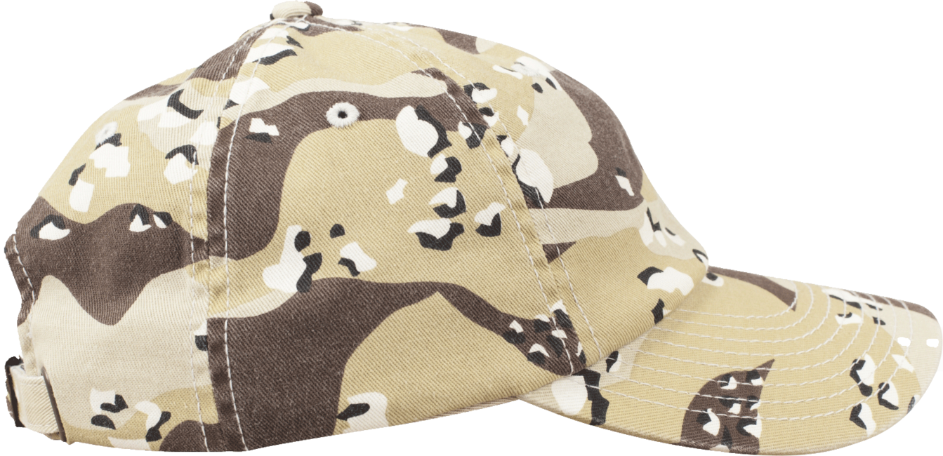 Brandit Low Profile Camo Kappe mit gewaschenem Effekt, 6-Farben Wüste