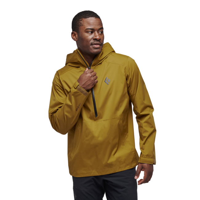 Black Diamond Stormline Stretch Anorak, dunkel curry