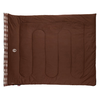 Coleman Hampton Schlafsack für zwei Personen, braun