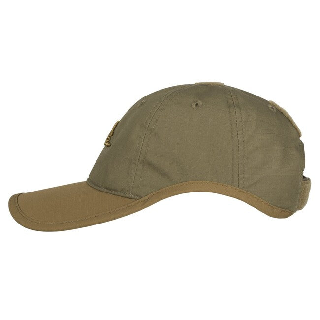 Helikon-Tex Kappe mit Logo - PolyCotton Ripstop - Schwarz / Schattengrau B