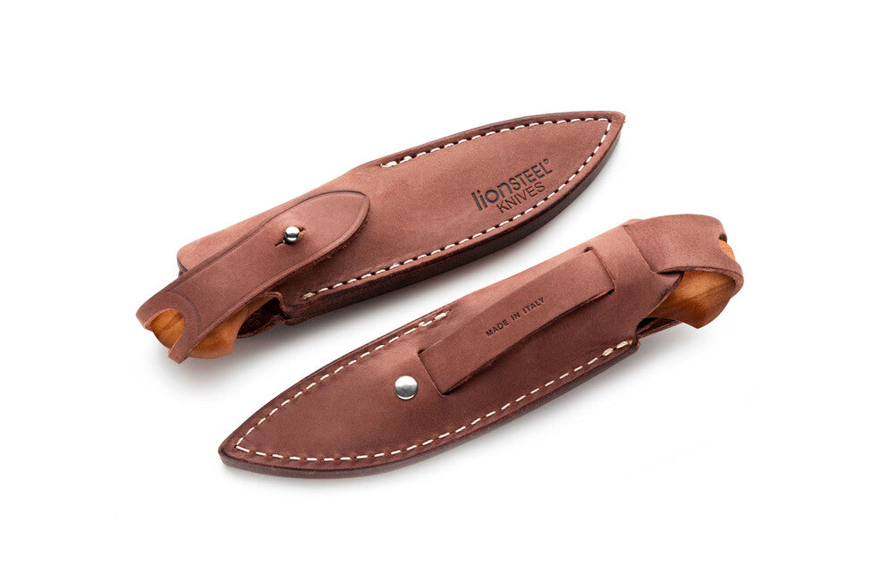 Lionsteel WILLY WL1 UL Messer mit feststehender Klinge und Olivenholzgriff