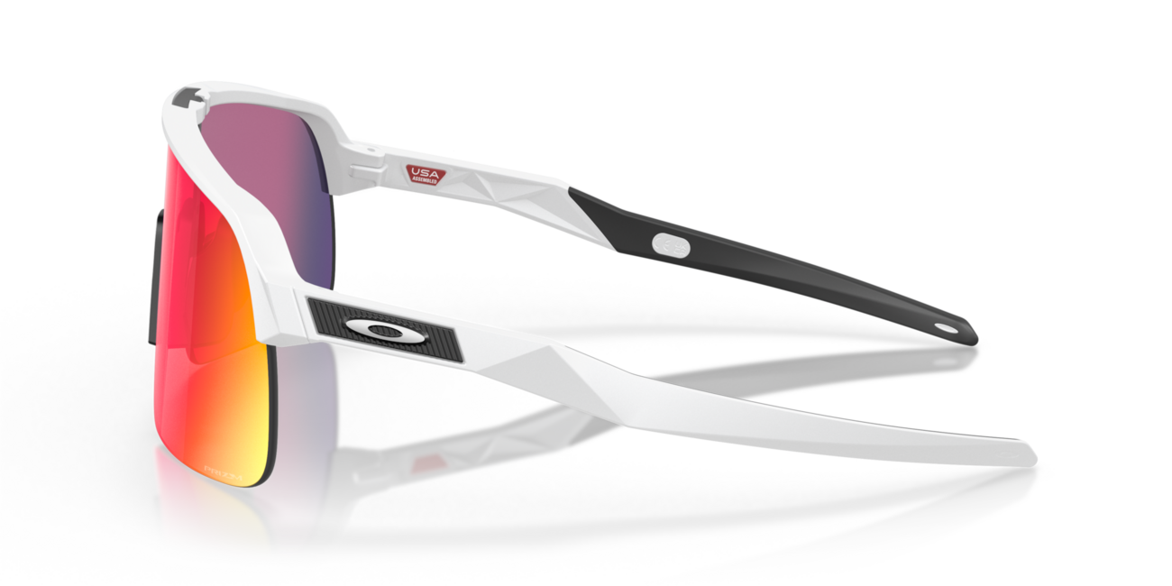 Oakley SUTRO LITE Sonnenbrille mit Rahmen Matte White und mit Dias Prizm Road