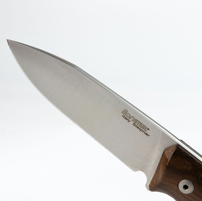 Lionsteel Sleipner B35 WN bushcraft mit fester klinge aus stahl messer