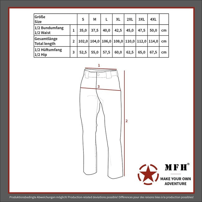 MFH Jogger sweatpants dunkles tarnmuster