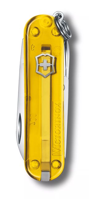 Victorinox Vreckový nôž Classic SD Transparent, žltá