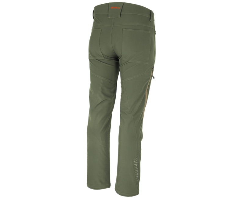 BENNON Softshell- Hose FORCE, grün/ pieskova