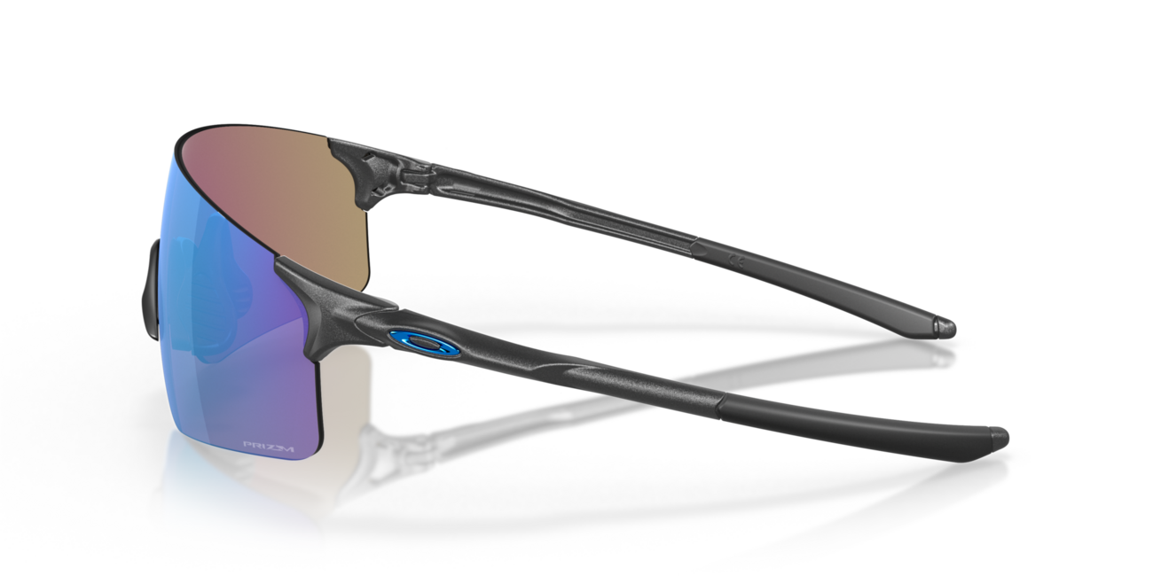 Oakley EVZERO BLADES mit Rahmen Steel und mit Dias Prizm Sapphire