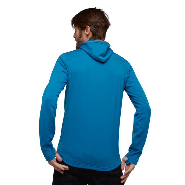 Black Diamond Coefficient herren sweatshirt mit reißverschluss, eisvogel