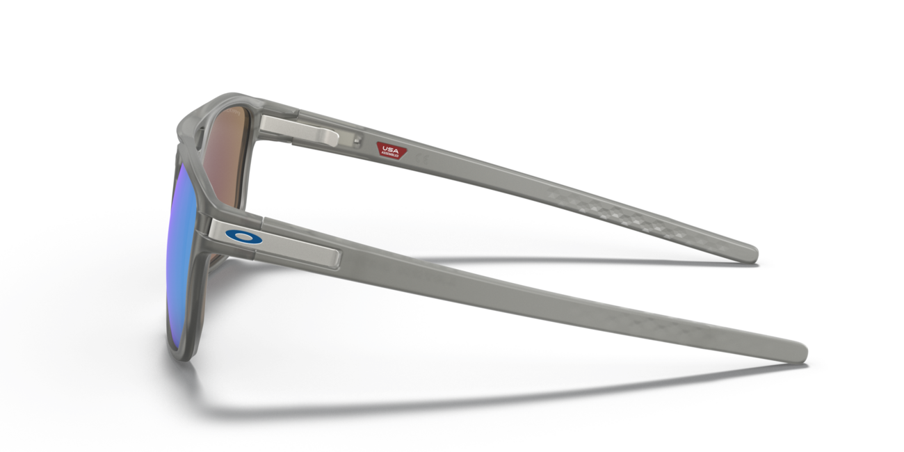 Oakley LATCH BETA Sonnenbrille mit Rahmen Matte Grey Ink und mit Dias Prizm Sapphr Irid Polar 54