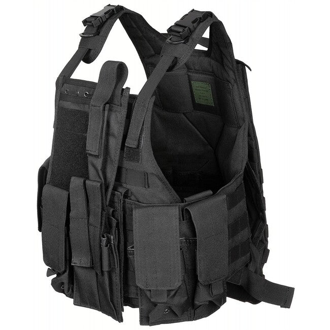 MFH Ranger Weste mehrere taschen schwarz