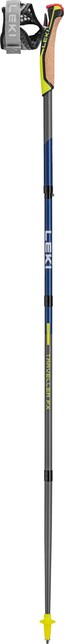 LEKI Traveller FX.One Carbon Nordic Walking Stöcke silber-grau-mitternachtsblau-dunkelmetallic-neongelb