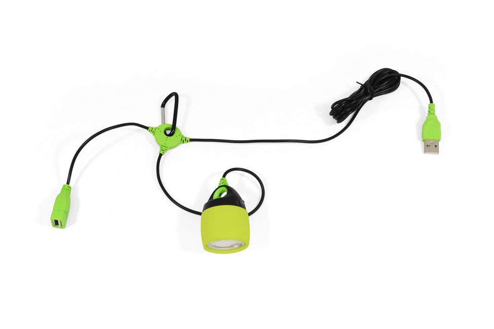 Origin Outdoors Anschließbare LED-Lampe 200 Lumen warmweiß gelb-grün
