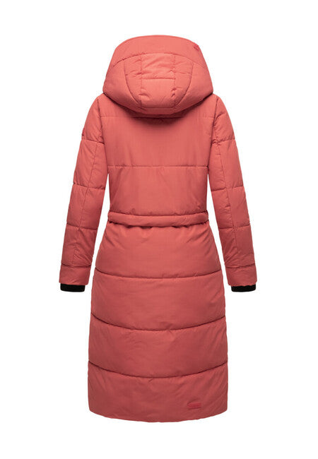 Marikoo Ayumii damen winterjacke mit kapuze, rouge