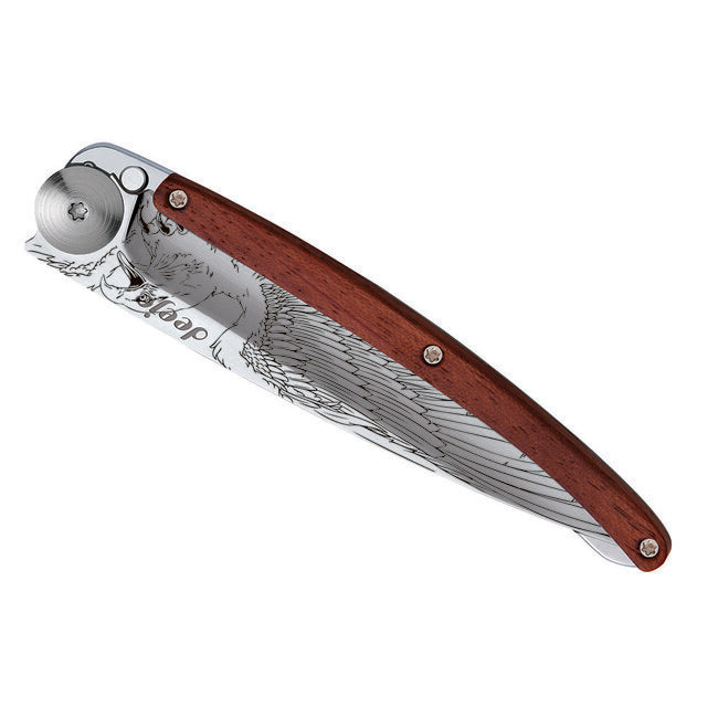 Deejo Tattoo Mirror schließmesser coralwood Eagle