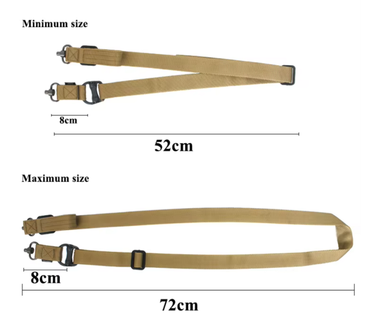 DRAGOWA MS4 Weapon Sling, Black