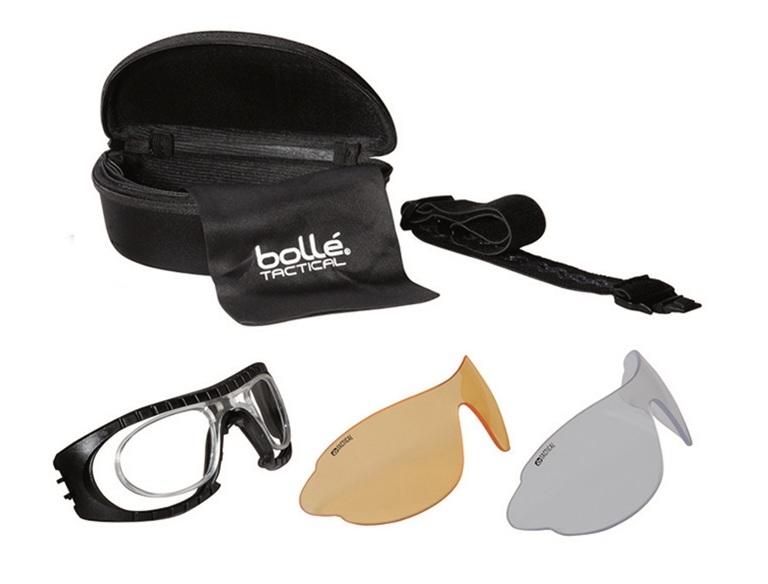 Bollé Raider taktische schutzbrille, schwarz