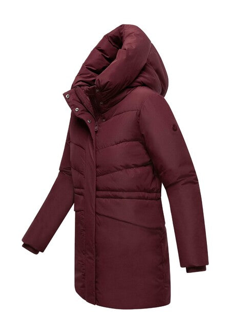 Marikoo Delilah16 damen Winterjacke mit Kapuze , weinrot