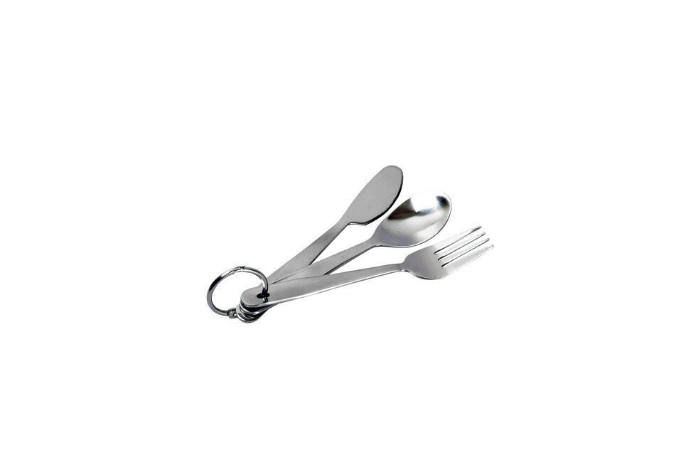 Coghlans CL compact edelstahl-besteck mit ring