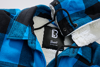 Brandit Lumber kapuzenjacke, schwarz/blau