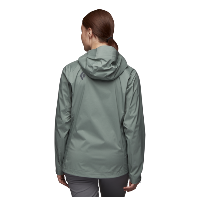 Black Diamond StormLine Stretch Rain Shell damen-Regenjacke, lorbeergrün