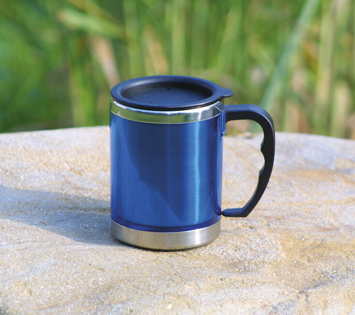 BasicNature MUG Nerezova termokadinka blau 0, 42 l