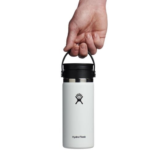 Hydro Flask Thermobecher 16 OZ Wide Flex Sip Lid, weiß