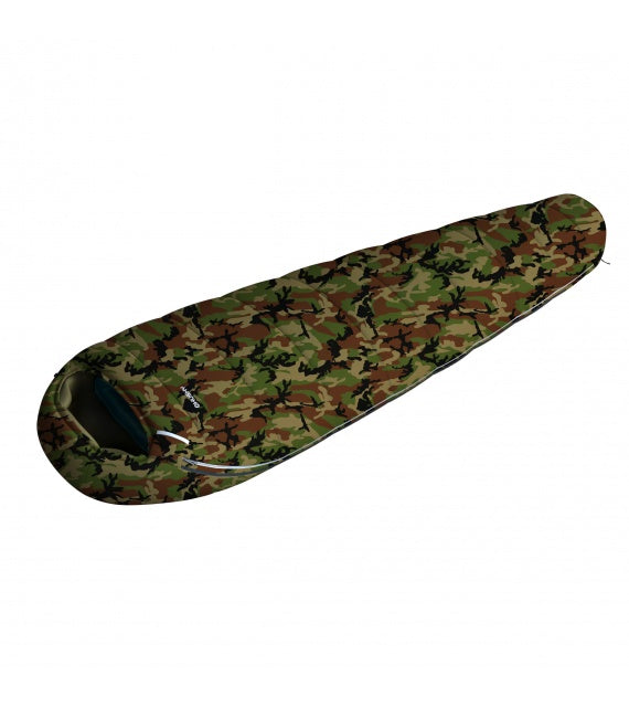 HUSKY Junior Army Synthetik Drei-Jahreszeiten-kinderschlafsack -10, grün