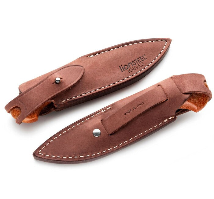 Lionsteel WILLY WL1 CVN Messer mit feststehender Klinge und Micarta-Griff