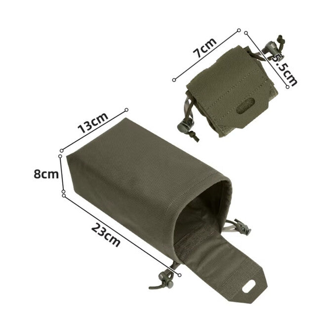 Leguon FoldCore Faltbare Abwurftasche, schwarz