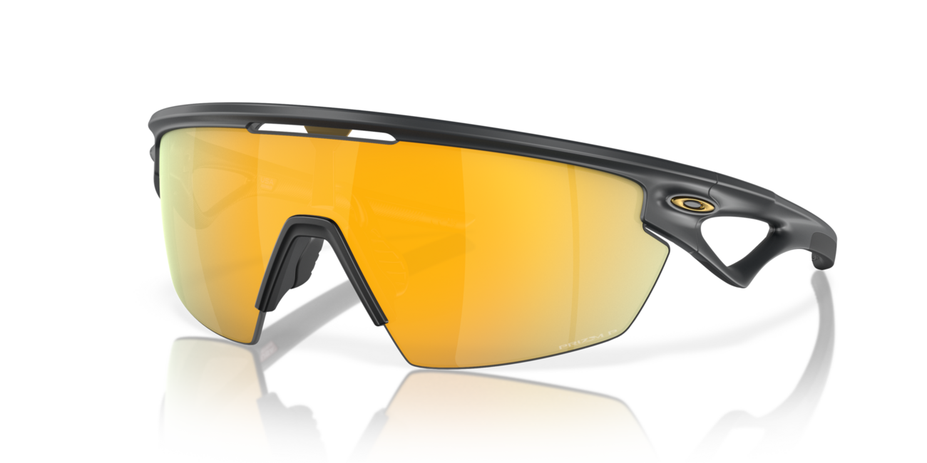 Oakley SPHAERA Sonnenbrille mit Rahmen Matte Carbon und mit Dias Prizm 24K Polarized 36