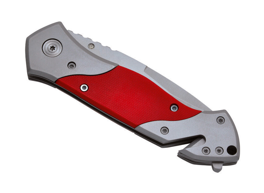 Baladeo ECO067 Rescue Knife, Red G10