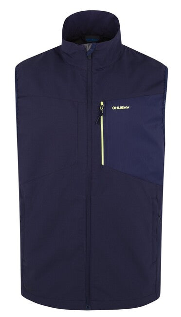 HUSKY Herren- softshell Weste Salien M, tmava blau