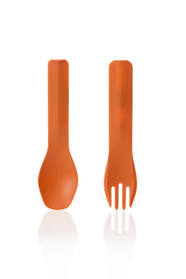 Humangear GoBites BIO DUO besteck orange