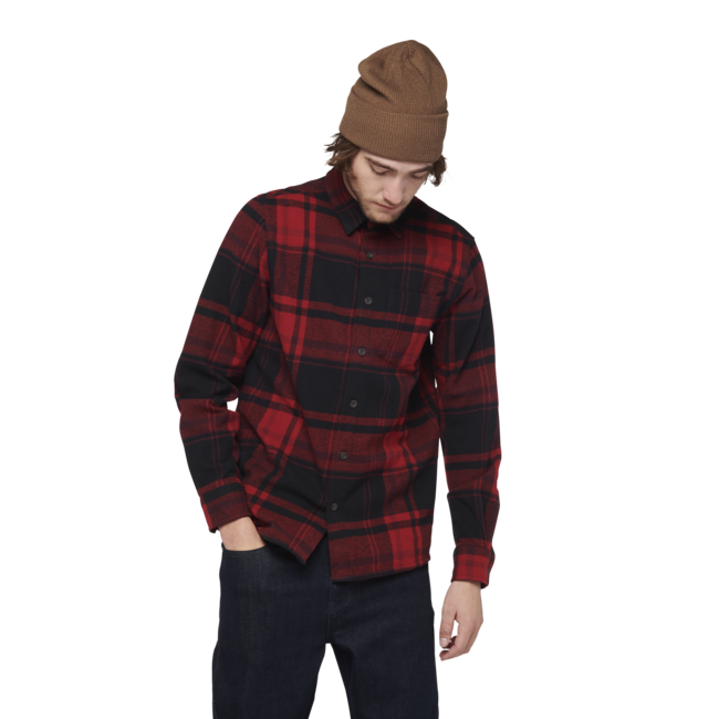 Black Diamond Project Flanellhemd herren rot-schwarz kariert